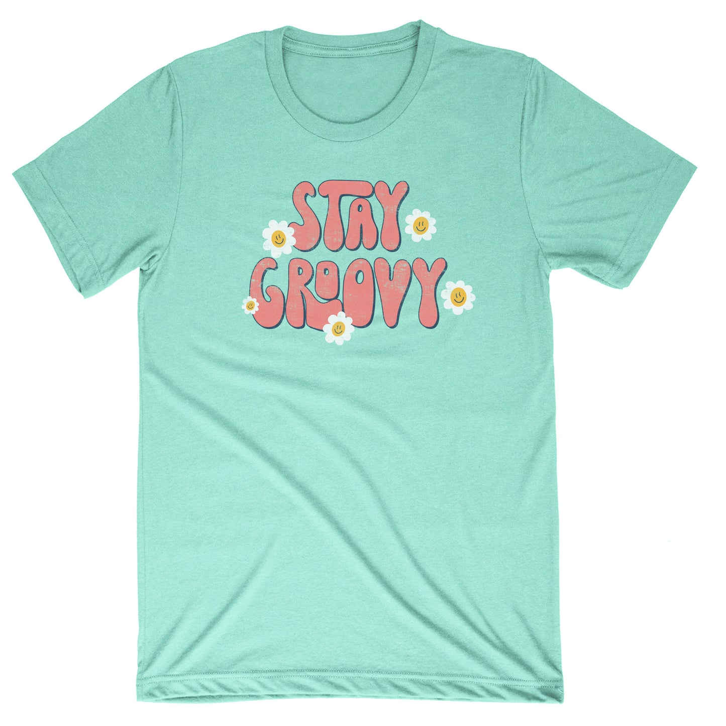 Stay Groovy Flowers Tee