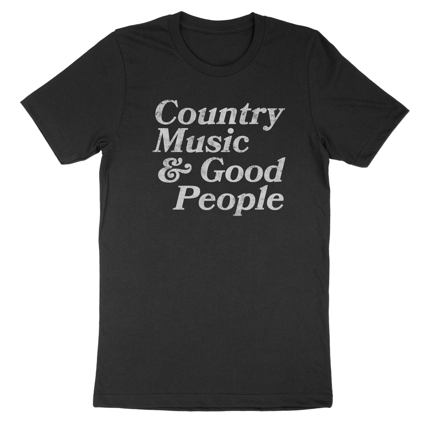 Country Music & Good People Tee