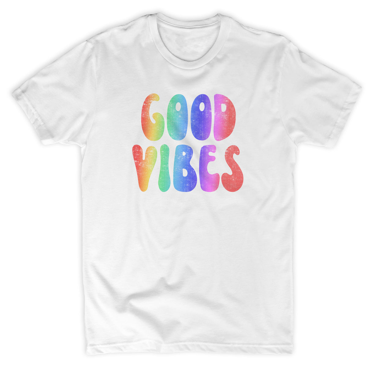 Good vibes rainbow sweatshirt shop