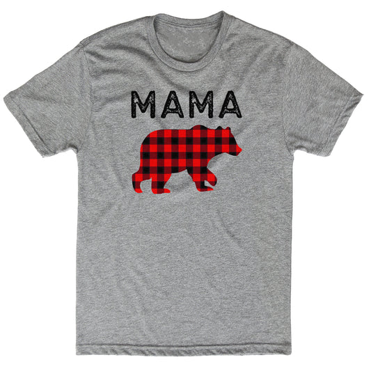 Mama Bear Plaid Tee