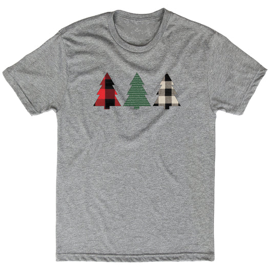 Plaid Trees Tee