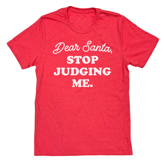 Dear Santa, Stop Judging Me Tee